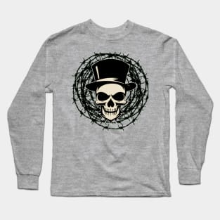 Mr. Skull Gothic Long Sleeve T-Shirt